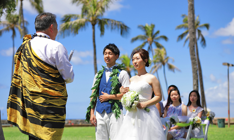 プリンセス・ビーチウェディング & ビーチフォトプラン｜ハワイ結婚式